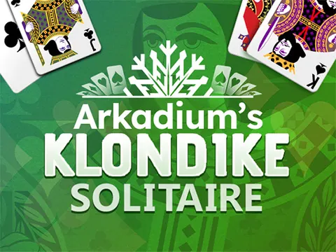 Arkadium's Klondike Solitaire game screenshot